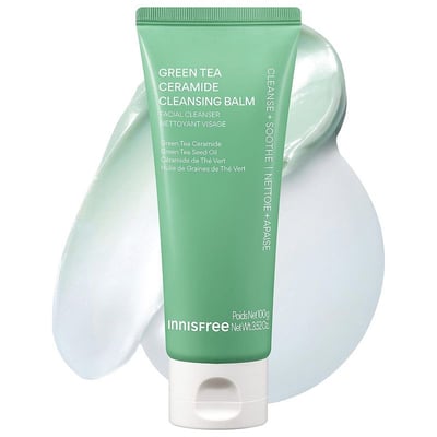 Green Tea Ceramide Korean Makeup Removing Double Cleansing Balm 3.52/100