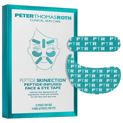 Peptide Skinjection Peptide-Infused Face & Eye Tape