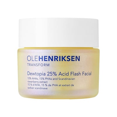 Dewtopia 25% AHA + PHA Flash Facial Exfoliating Face Mask