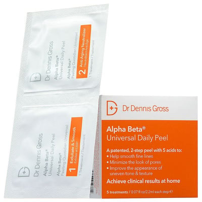 Mini Alpha Beta Universal Daily Peel Pads 5 Treatments