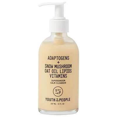 Adaptogens + Snow Mushroom + Oat Oil Lipids + Vitamins Supershroom Calm Cleanser