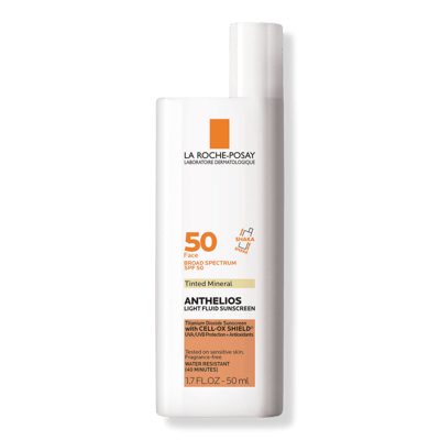 Anthelios Mineral Tinted Ultra Light Face Sunscreen Fluid SPF 50