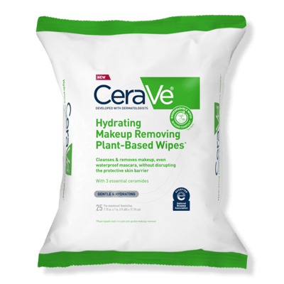 Hydrating Makeup Removing Plant-Based Wipes