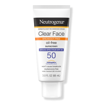 Clear Face Oil-Free Sunscreen SPF 50