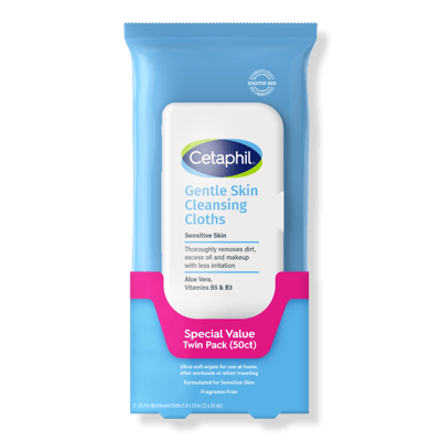 Gentle Skin Cleansing Cloths Twin Pack