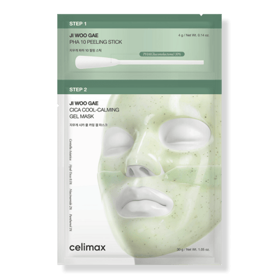 Ji Woo Gae Cica Pha Peel 2-Step Gel Mask