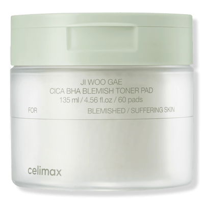 Jiwoogae Cica BHA Blemish Toner Pad