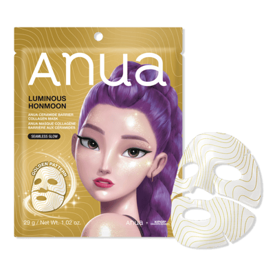 KPop Demon Hunters Ceramide Barrier Collagen Mask Golden Edition