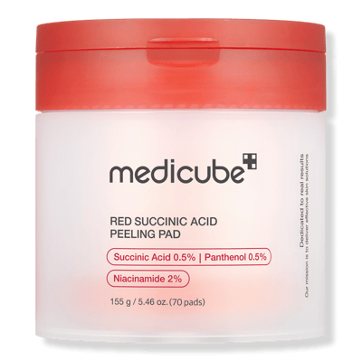 Red Succinic Acid Peeling Pad