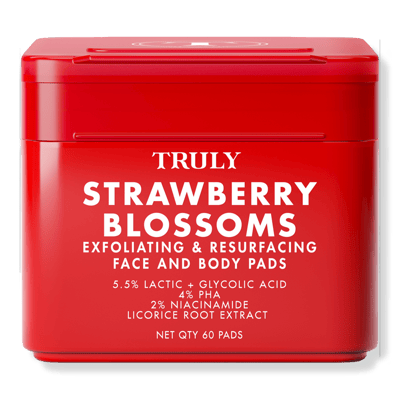 Strawberry Blossom Exfoliating & Resurfacing Face & Body Pads