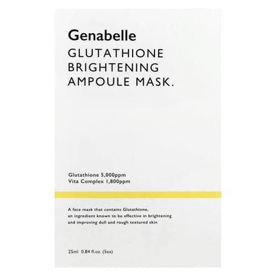 Glutathione Brightening Ampoule Beauty Mask