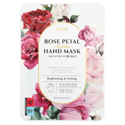 Koelf - Rose Petal Satin Hand Mask