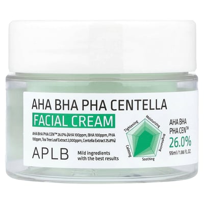 AHA BHA PHA Centella Facial Cream