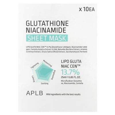 Glutathione Niacinamide Beauty Sheet Mask