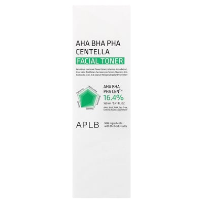 AHA BHA PHA Centella Facial Toner