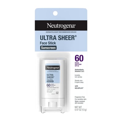 Neutrogena - Ultra Sheer Face Stick Sunscreen SPF 60