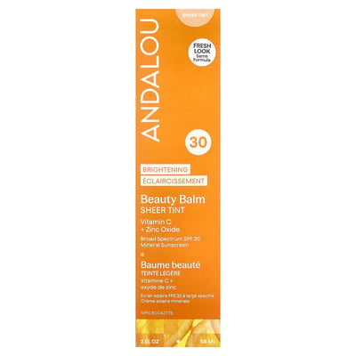 Andalou Naturals - Brightening Beauty Balm SPF 30 Sheet Tint