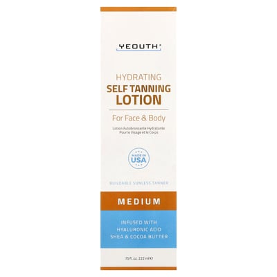 YEOUTH - Self Tanning Lotion For Face & Body Medium