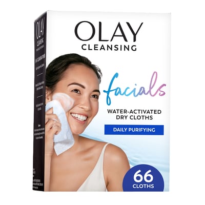 Olay - Daily Facials | Cleansing Cloths | Deeply Purifying Clean