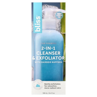 Bliss - Fab Foaming 2-In-1 Cleanser & Exfoliator