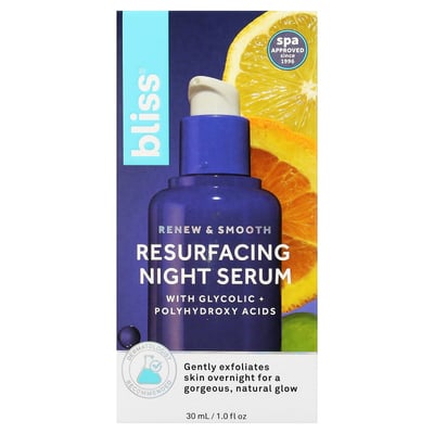 Bliss - Renew & Smooth Resurfacing Night Serum