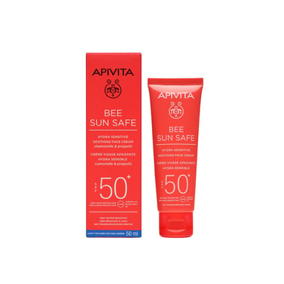 Apivita - Bee Sun Safe Hydra Sensitive Soothing Face Cream SPF50+