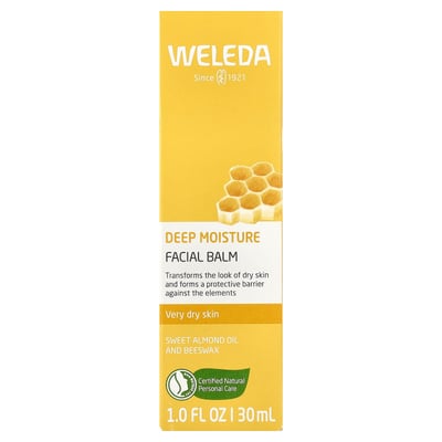 Deep Moisture Facial Balm Sweet Almond Oil and Beeswax