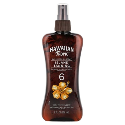Island Tanning Sunscreen Oil Spray SPF 6