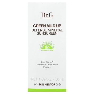 Green Mild Up Defense Mineral Sunscreen SPF50