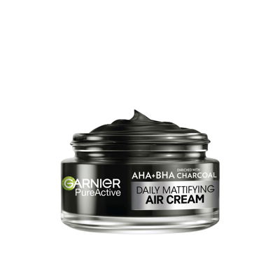 Pure Active AHA+BHA Charcoal Daily Mattifying 3-In-1 Air Cream