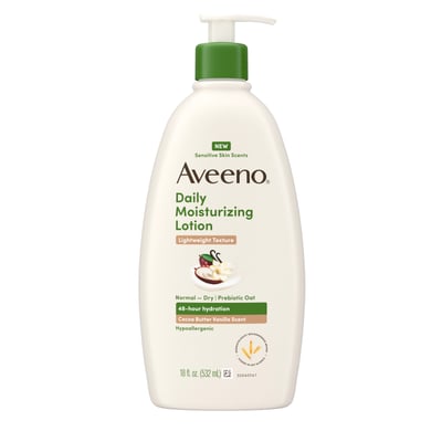 Daily Moisturizing Body Lotion Cocoa Butter Vanilla Scent Sensitive Skin Scents
