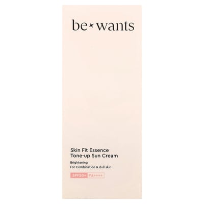 Skin Fit Essence Tone-Up Sun Cream For Combination & Dull Skin SPF 50+ PA++++