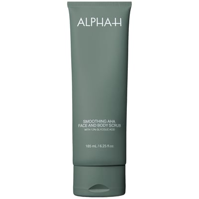 Smoothing AHA Face & Body Scrub with 12% Glycolic Acid