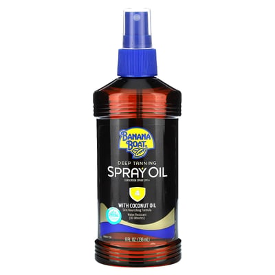 Deep Tanning Spray Oil with Coconut Oil SPF 4