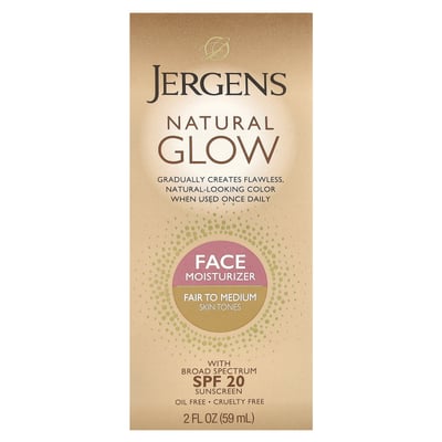 Natural Glow Face Moisturizer SPF 20 Fair to Medium