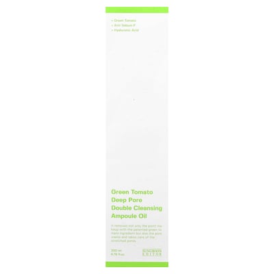 Green Tomato Deep Pore Double Cleansing Ampoule Oil