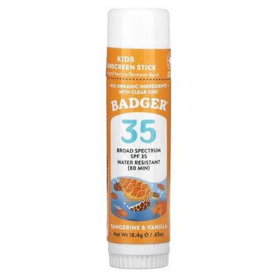 Kids Sunscreen Stick SPF 35 Tangerine & Vanilla