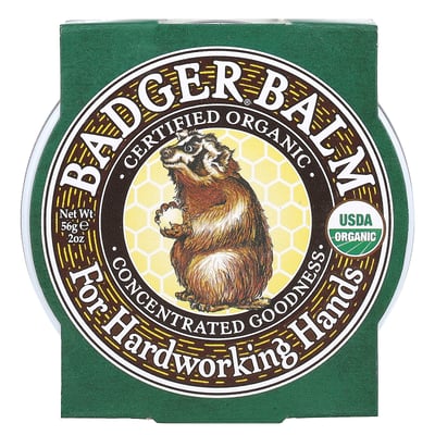 Certified Organic Badger Balm for Hardworking Hands