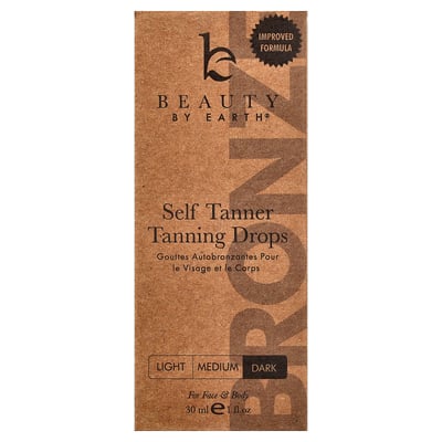 Self Tanner Tanning Drops Dark