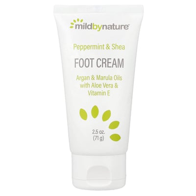 Peppermint & Shea Foot Cream with Argan & Marula Oils