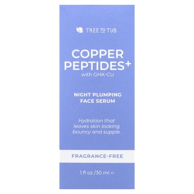 Copper Peptides+ Night Plumping Face Serum Fragrance Free