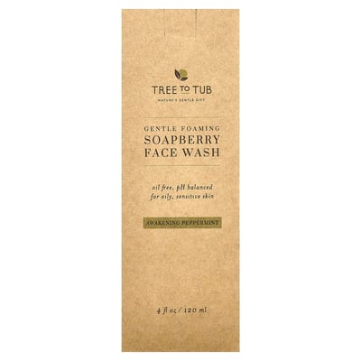 Gentle Foaming Soapberry Face Wash Awakening Peppermint