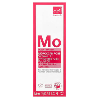 Moroccan Rose Vitamin C & Hyaluronic Acid Facial Oil All Skin Types & Sensitive