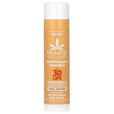 Herbal Lip Sunscreen SPF 30 Sweet Pineapple & Honey Melon