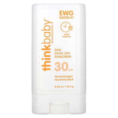 Thinkbaby® Zinc Oxide Sunscreen Stick SPF 30