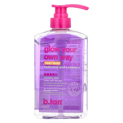 Glow Your Own Way Clear Self Tan Gel Insanely Dark