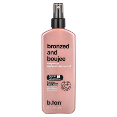 Bronzed and Boujee Bronzing Spray Lotion SPF 15