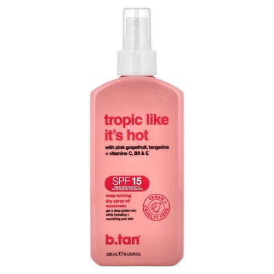 Tropic Like It's Hot Deep Tanning Dry Spray Oil Sunscreen SPF 15