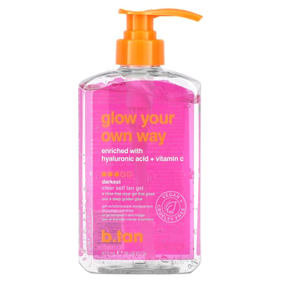 Glow Your Own Way Clear Self Tan Gel Darkest