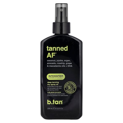 Tanned AF® Deep Tanning Dry Spray Oil